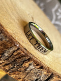 ✨ Shiny Chrome "Let Them" Ring