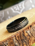 "Keep F!@king Going" 🖤Black Spinner Ring (Size 10)